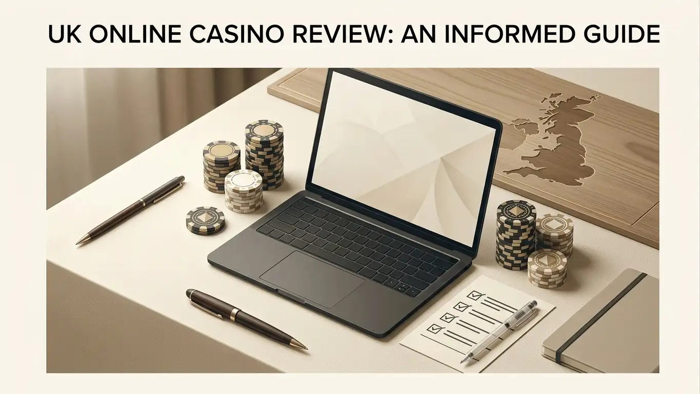 Editorial illustration representing online casino, payments and UK-focused checks